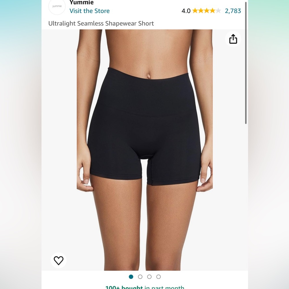 Brand new yummie shapewear shorts